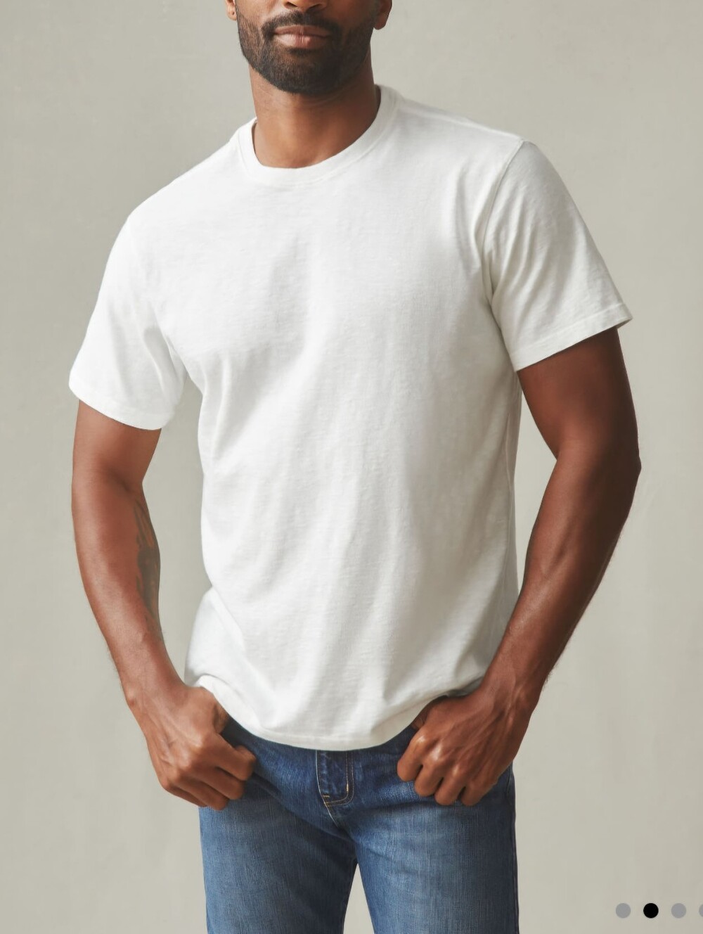 Lot of 6 American Giant Men's Medium White Short Sleeve Shirts NWOT